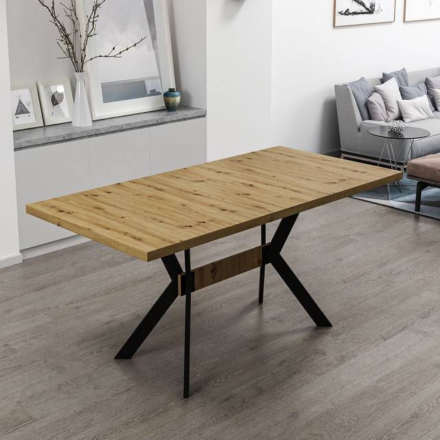 Ferro Rectangular 80cm L x 160cm W - Oak