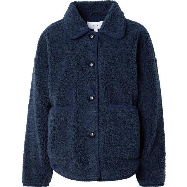 Vila - Teddyjacka viMelusa Teddy Jacket - Blå