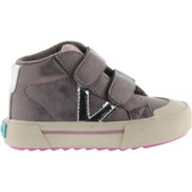 Metallic baby girl booties Victoria Tribu - Gris - 26