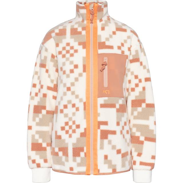 Kari Traa Women's Ane Pile Jacket Fleecejacka Dam Storlek S Färg beige
