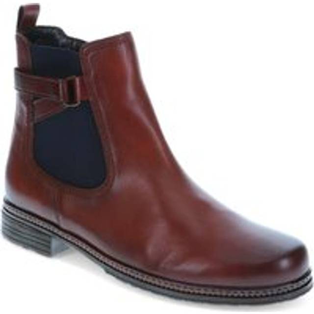 Buckle-Detailed Chelsea Boots - GAB40531 / 326 337 - Tan