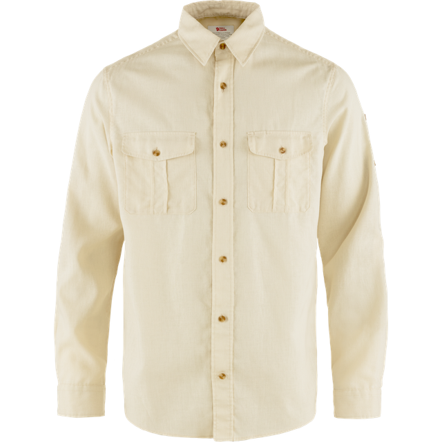 Fjällräven Övik Travel Shirt L/S Skjorta Herr Storlek L Färg beige