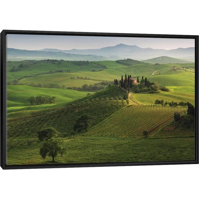 Spring in Tuscany XVI by Daniel Kordan - Photograph Print on Canvas - Black Framed (152.5 cm H x 101.5 cm W)