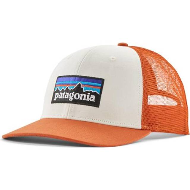 P-6 Logo Trucker Hat White / Redtail Rust (One size)