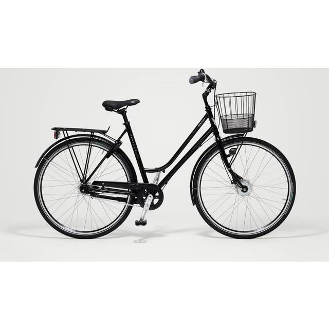 Skeppshult Nova Premium med korg 7 47 cm Svart Standard Cykel