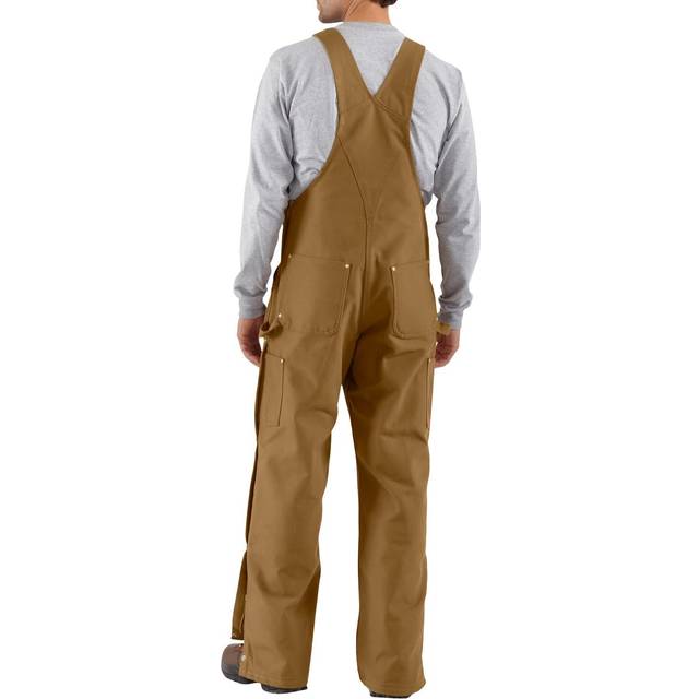Carhartt Men's Loose Fit Firm Duck Bib Overall  Carhartt Brown  38W x 34L