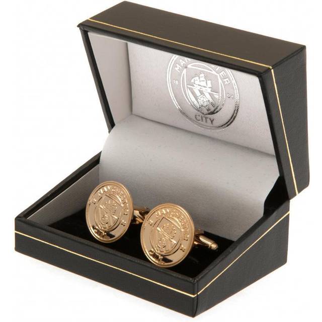 Manchester City Fc Gold Plated Cufflinks