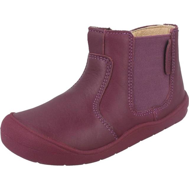 (UK 4.5 Infant, Berry (Purple)) Girls Startrite Ankle Boots First Chelsea - G Fit