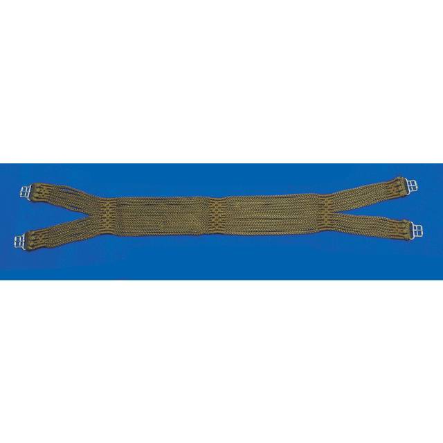 Rope webbing with roller buckles Stübben - Marron