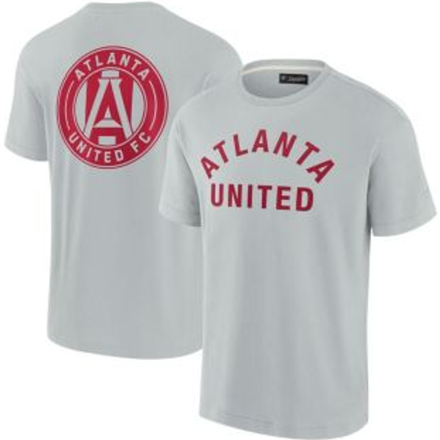 Unisex Fanatics Gray Atlanta United FC Elements Super Soft Short Sleeve T-Shirt - S;XL;L;M;5XL;3XL;2XL
