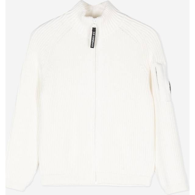 C.P. Company Cardigan - Stickad - Gasväv White - C.P. Company - 8 år (128) - Cardigan