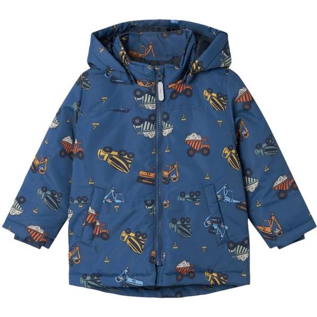 NAME IT Nmmmax Jacket Aop Noos |Marinblå |80
