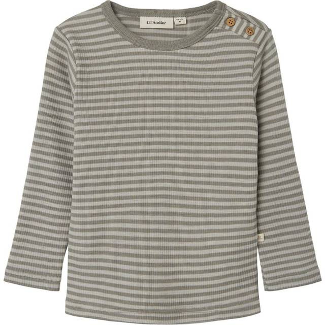 LIL'ATELIER Nmmfable Fio Ls Wool Top Lil |Beige |104