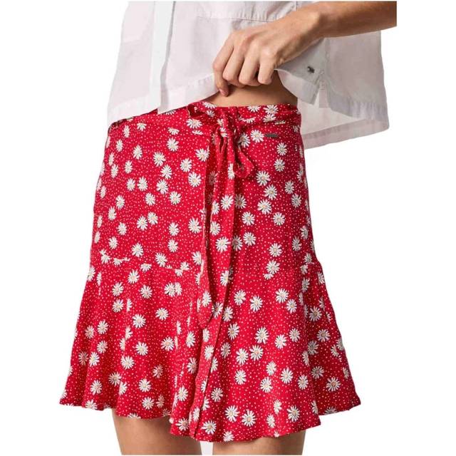 Pepe Jeans, Kjol, Dam, L, Kjolar - red (L)