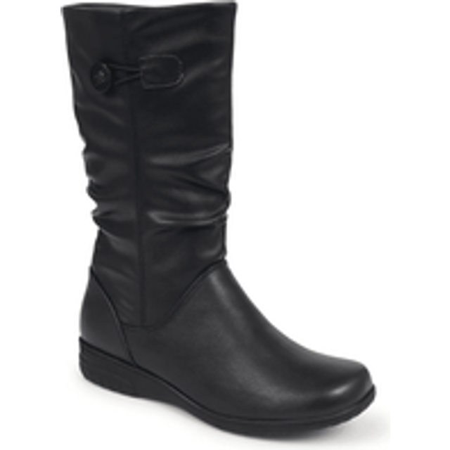 Flat Slouch Boots - WBINS40099 / 325 983 - Navy
