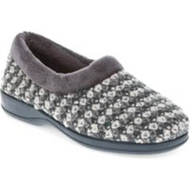 Knitted Full Slippers - ANAT40006 / 325 938 - Grey