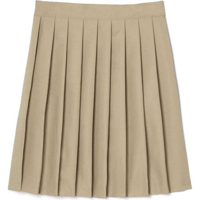 French Toast girls Pleated Skirt, Khaki, 125 ,Plus girls