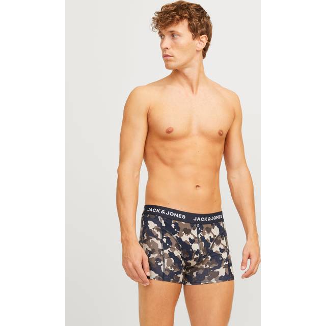 JACK&JONES PLUS boxershorts för män, Navy Blazer/pack: marinblå blazer – djup teal, 3XL stor