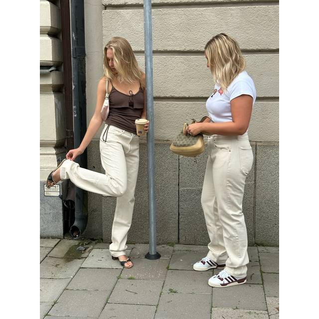 Relaxed Jeans Cream - Tall (35)
