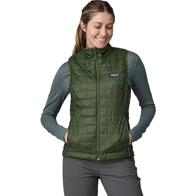 Patagonia - Women's Nano Puff Vest - Synthetic vest size XXL, olive