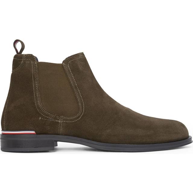 Tommy Hilfiger Suede Chelsea Boots Green