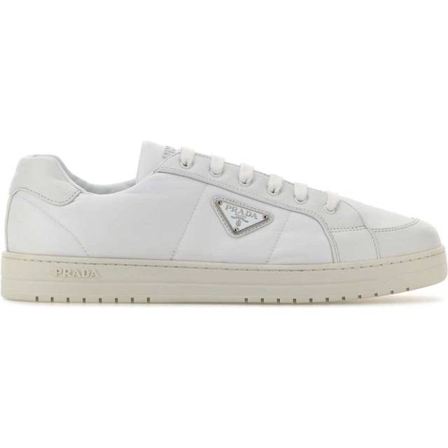 Prada - Downtown sneakers - men - Nappa Leather/Rubber/Recycled Nylon/Calf Leather - 9 - White