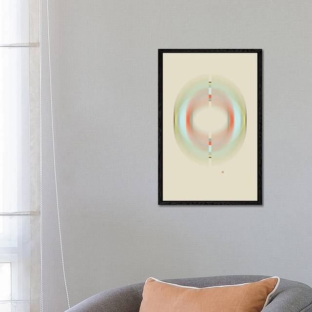 Magnetic Fields (Ãtude Circulaire NÂ° 5) - Black Framed (66.04cm H x 45.72cm W x 3.81cm D)