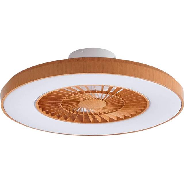 Lindby - Teleo LED Ceiling Fan CCT Wood Lindby