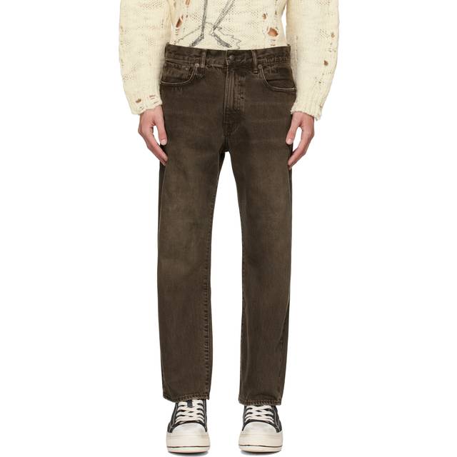 R13 Brown Boyfriend Jeans - V CHOCOLATE BROWN - WAIST US 36