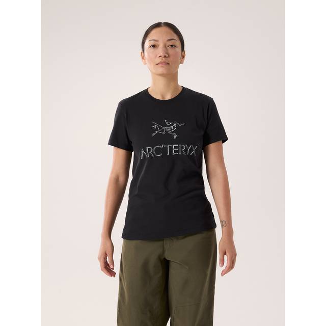 Arcteryx Womens Arc'word Cotton T-shirt S/S (Svart (BLACK) Small)