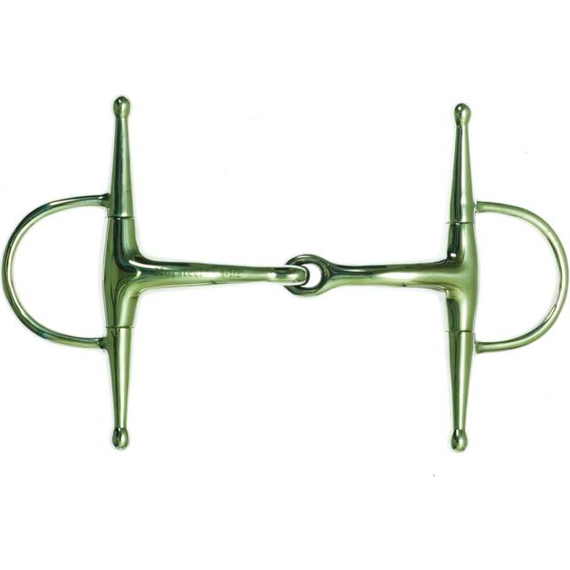 Korsteel Rostfritt Stål Skarvad Helkind Snaffle Bits 6in silver