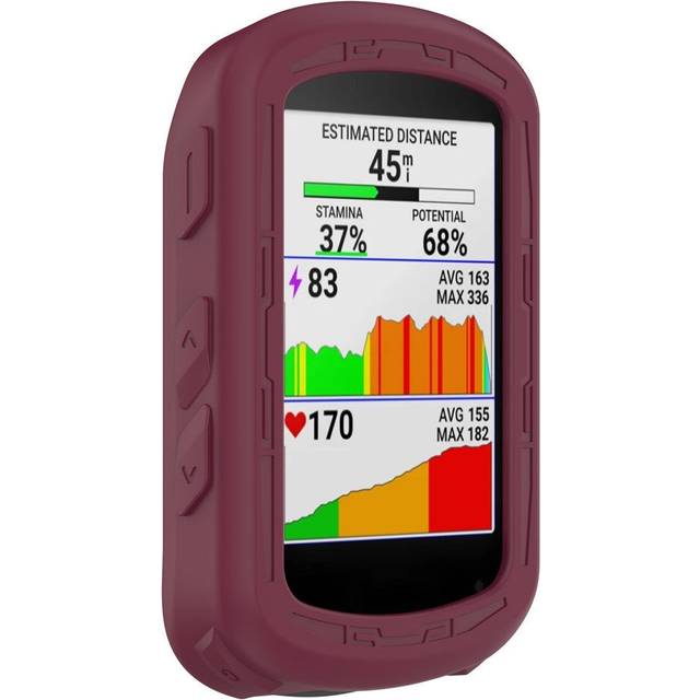 Garmin Edge 840 / 540 Silikon Cykel Dator Skal - Röd