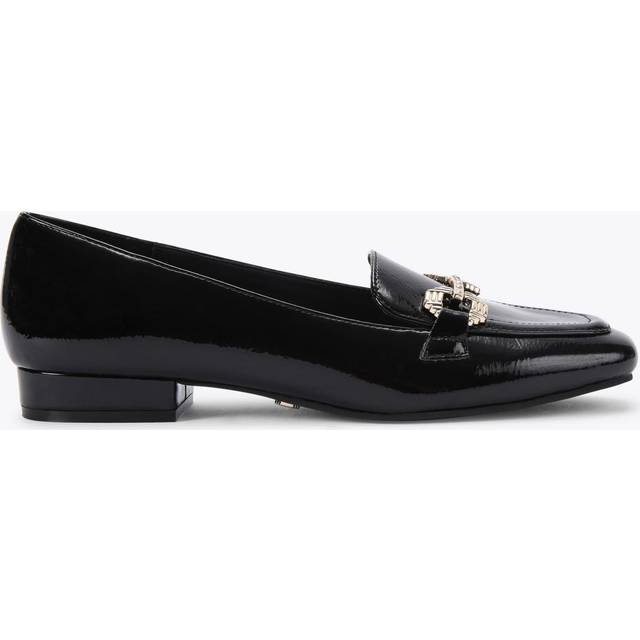 Carvela Women's Loafer Black Patent Synthetic Poise