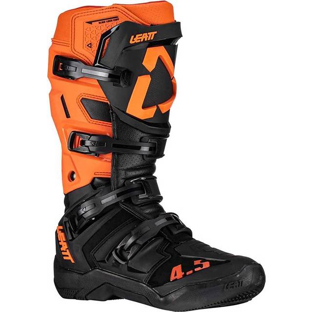 Leatt 4.5 Enduro S23, boots , color: Black/Orange , size: US 7