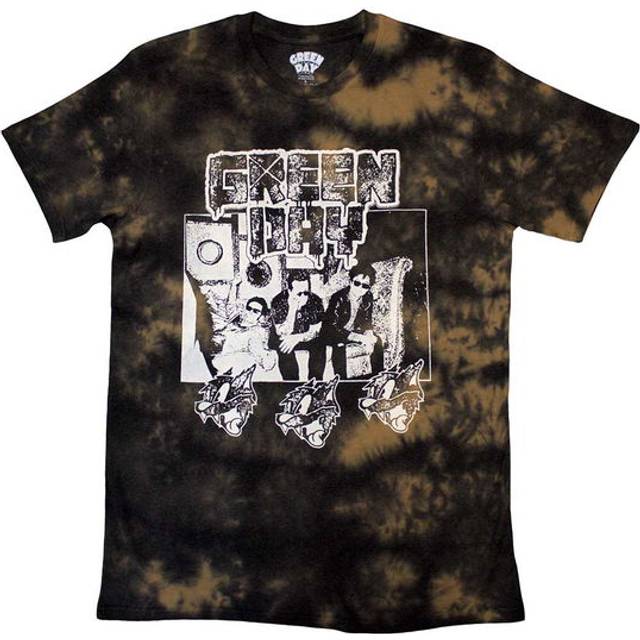 Green Day Revolution Radio Dip Dye T Shirt
