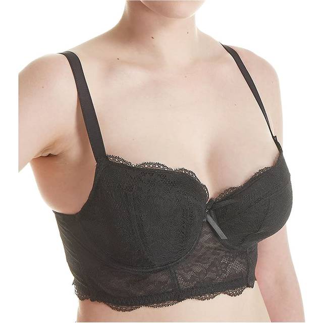 Freya Womens Fancies Longline Bra - Black Polyamide - Size 28D