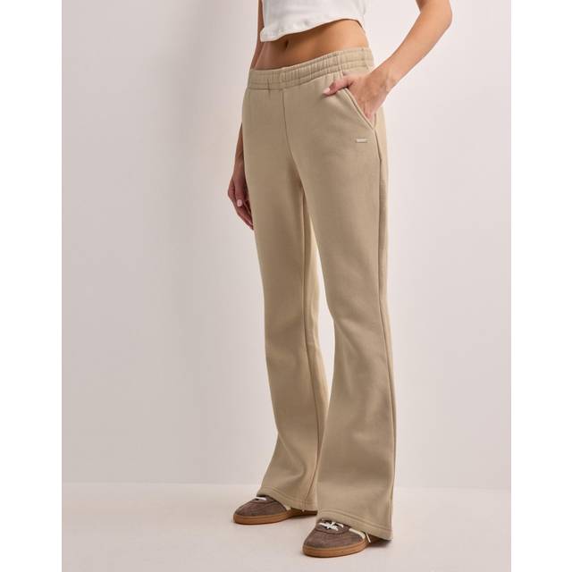 Aim´n W Flare Sweatpants Sweatpants Beige - XS
