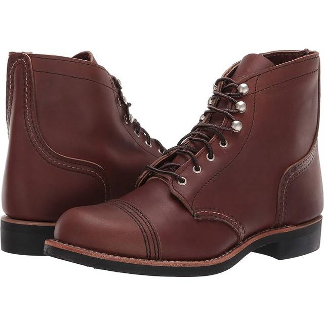 Red Wing Iron Ranger 3365 Leather Women's Ankle Amber Boots - Medium x UK 7