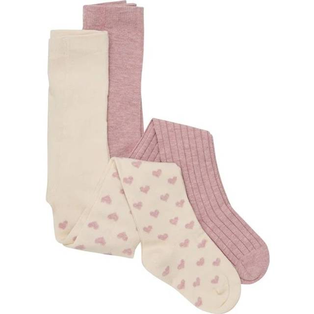 Minymo Strumpbyxor - 2-pack - Light Rose - Minymo - 128/134 - Strumpbyxor