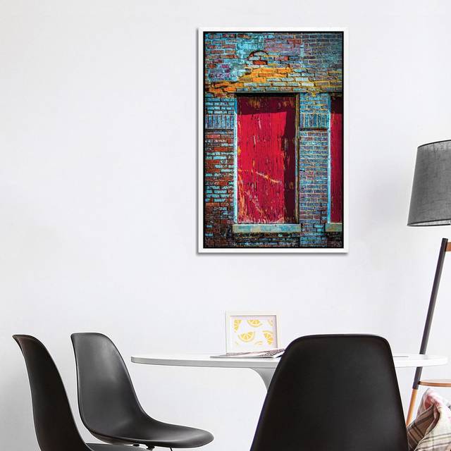 Parking Garage In Wrigleyville by Raymond Kunst - Gallery-Wrapped Canvas Giclée - White Framed (101.6cm H x 66.04cm W x 3.81cm D)