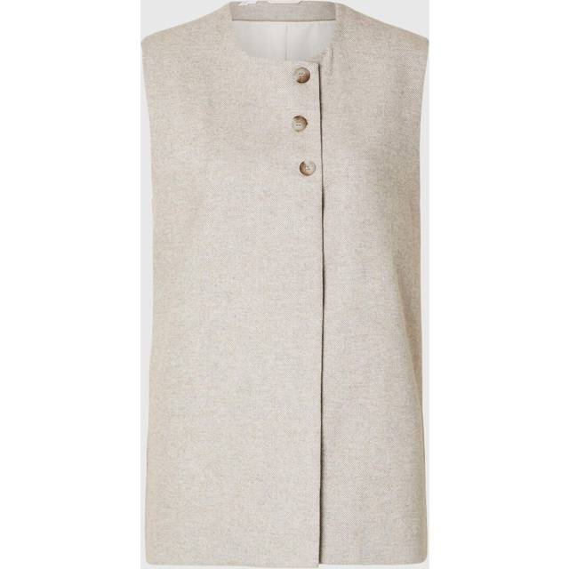 Selected Femme Lang Vest Beige