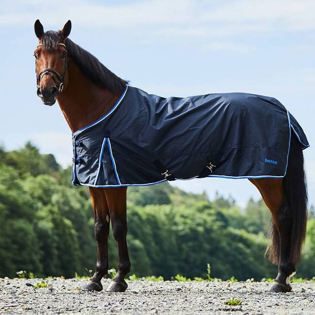 Outdoor horse blanket Horze Glasgow 100g - Bleu