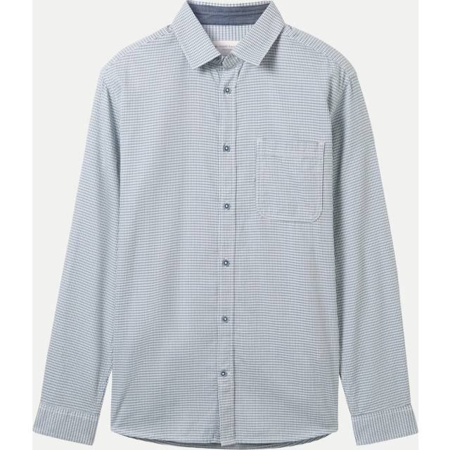 TOM TAILOR Structured Shirt |Blå |S