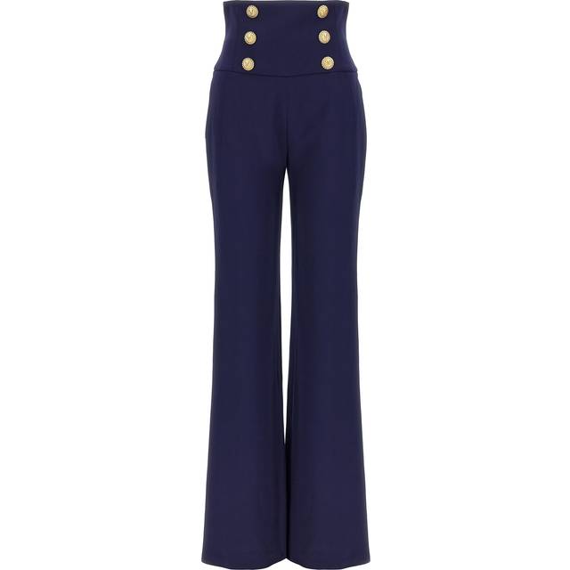 Balmain High-rise wide-leg jeans - blue (UK 16)