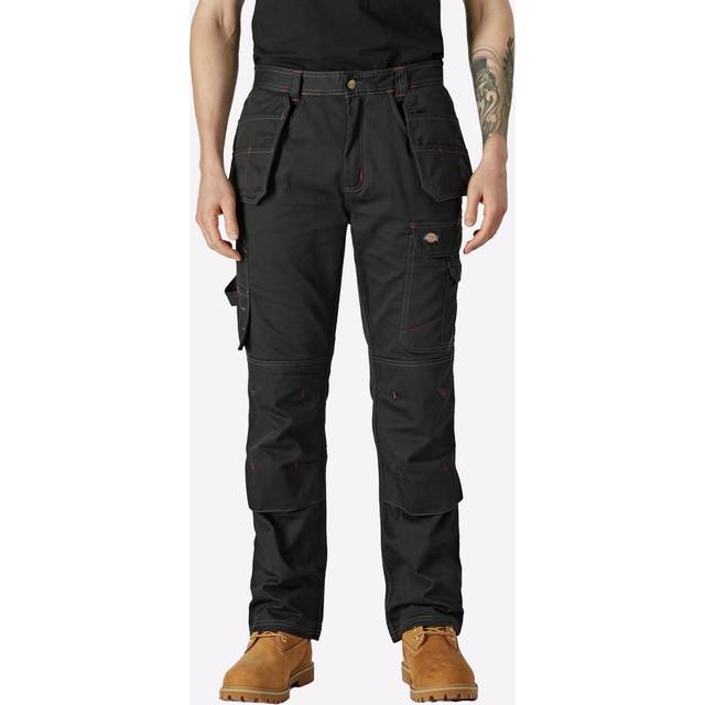 Men's Dickies Redhawk Pro Synthetic Men's Black Outdoor Trousers - Size: 30