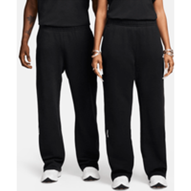 Nike NOCTA NOCTA Fleece CS Open-Hem Tracksuit Bottoms - Black - Cotton/Polyester - XXL