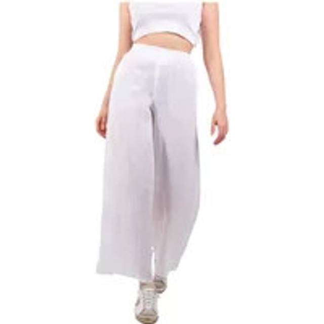 Drykorn, Byxor, Dam, W25 L32, Linne, Vita Linne Marlene-byxor - white (W25 L32)