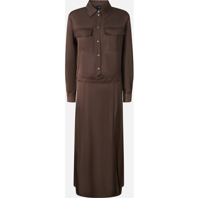 Long Shirt Collar Dress