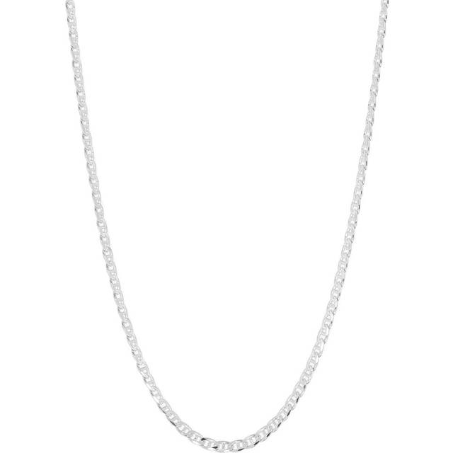 IX Studios Curb Marina Halsband 22 kt. Silver DMM0338SL45 - Unisex - 925 Sterling Silver (45 cm)