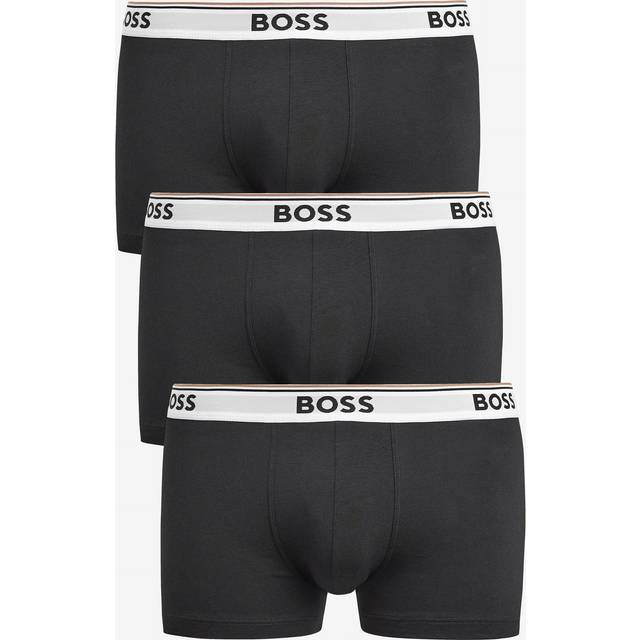 Men's BOSS Orange 3 Pack Mens Power Trunks NOS - Black - Size: 35/34/32